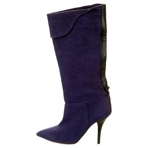 Isabel Marant | Navy Slouch Boot - Picture 1 of 4